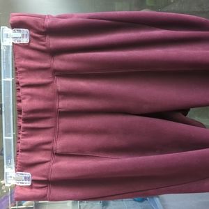 Old Navy Maroon Suede Stevie Pant